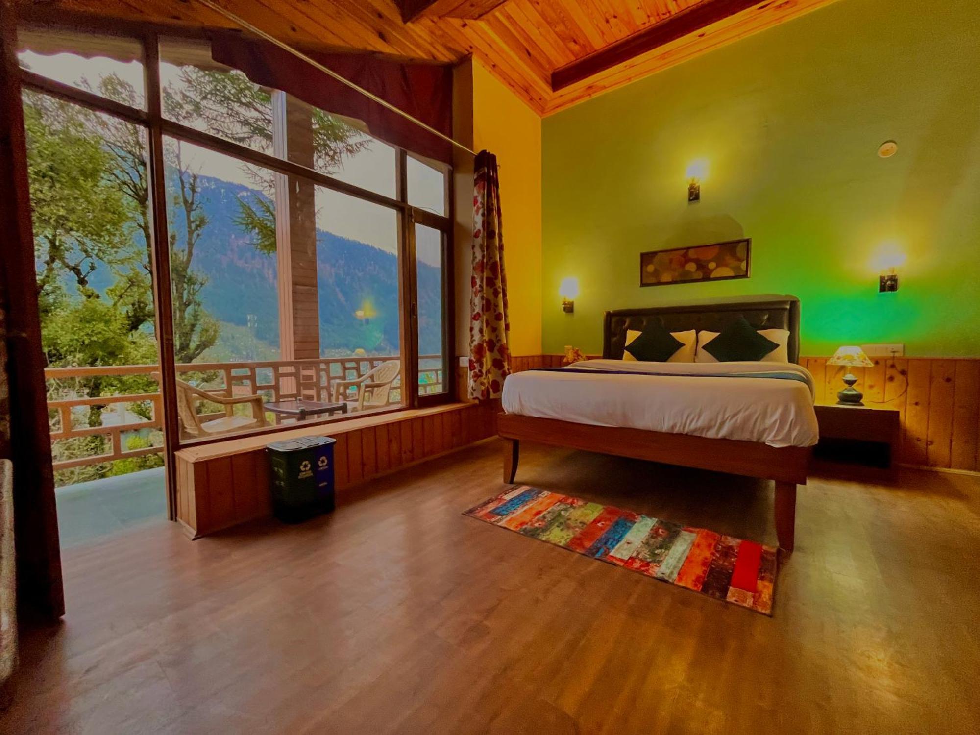 The Manu Emerald # Farmhouse # Top Selling Cottage In Manali # Peaceful Heritage Cozy Stay # Lawn With Bonfire # Most Awarded Bagian luar foto