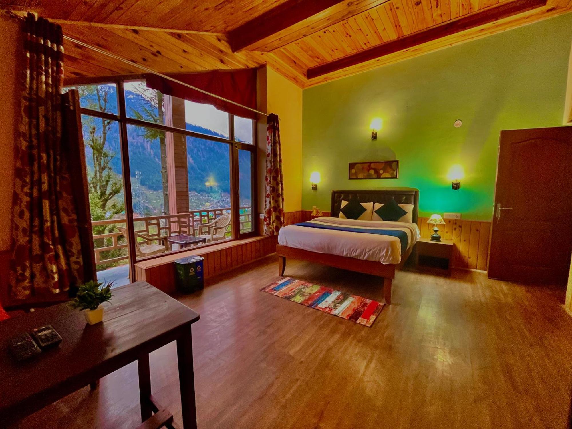 The Manu Emerald # Farmhouse # Top Selling Cottage In Manali # Peaceful Heritage Cozy Stay # Lawn With Bonfire # Most Awarded Bagian luar foto