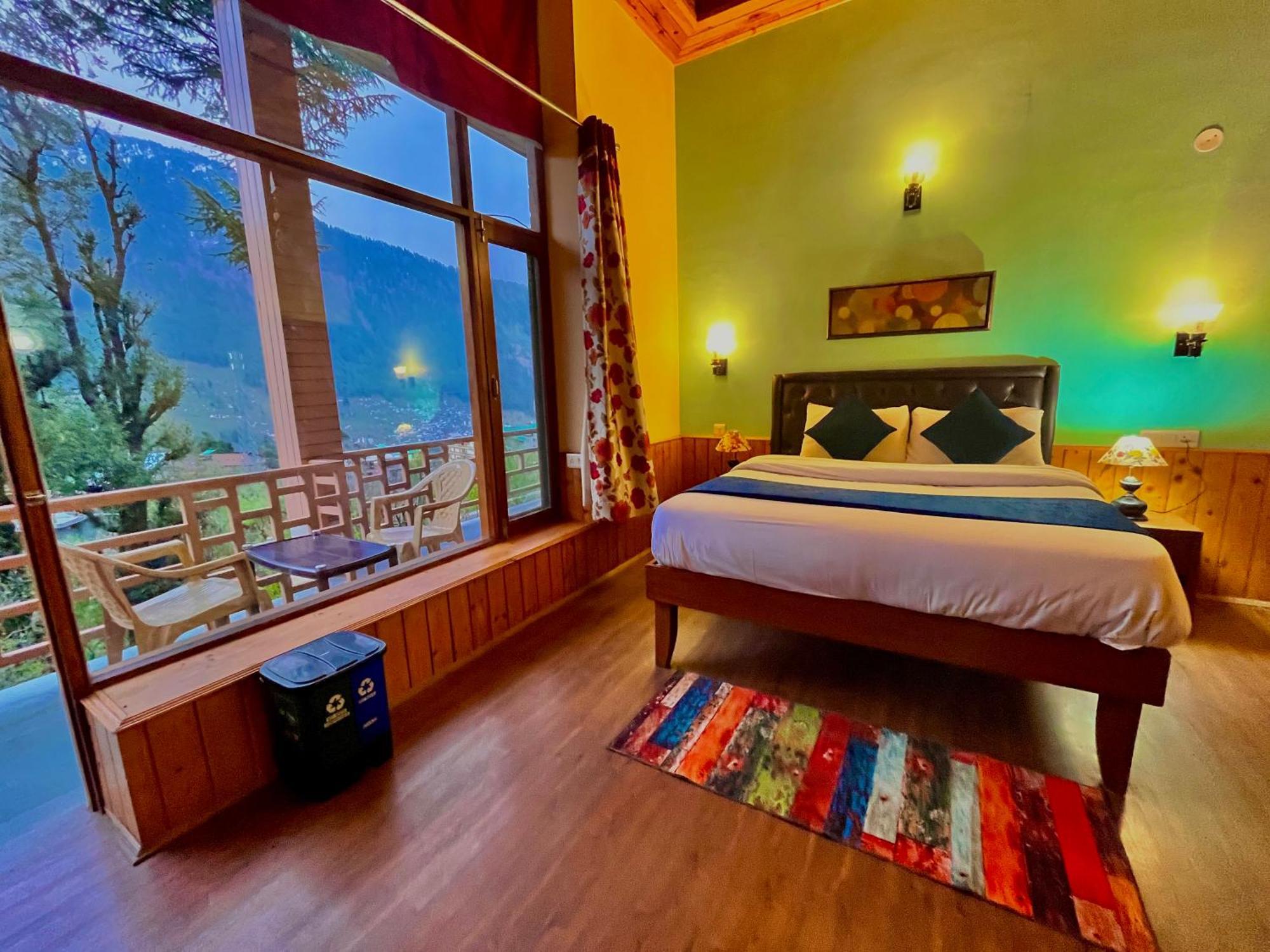 The Manu Emerald # Farmhouse # Top Selling Cottage In Manali # Peaceful Heritage Cozy Stay # Lawn With Bonfire # Most Awarded Bagian luar foto