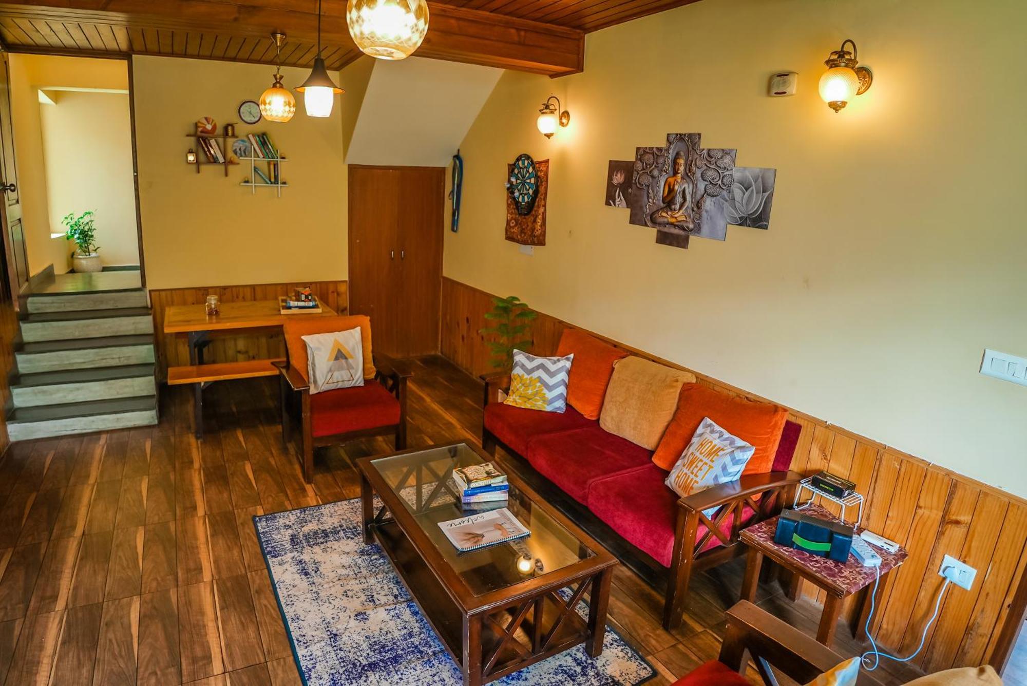 The Manu Emerald # Farmhouse # Top Selling Cottage In Manali # Peaceful Heritage Cozy Stay # Lawn With Bonfire # Most Awarded Bagian luar foto